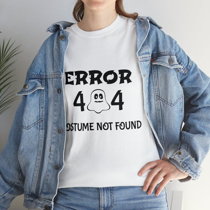 ERROR 404 Costume Not Found - White
