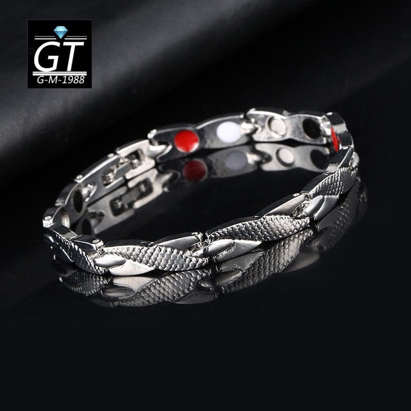 Bracelet - Men's Dragon Pattern Magnetic Bracelet