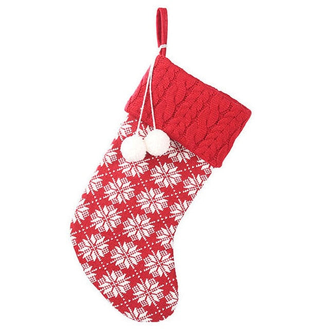 Large Christmas Stocking Cloth Xmas Socks