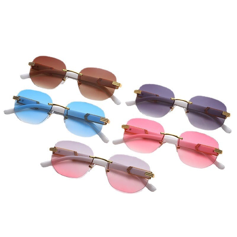 Sunglasses - Marble-Wood Grain Trendy Men's UV400 Sun Glasses