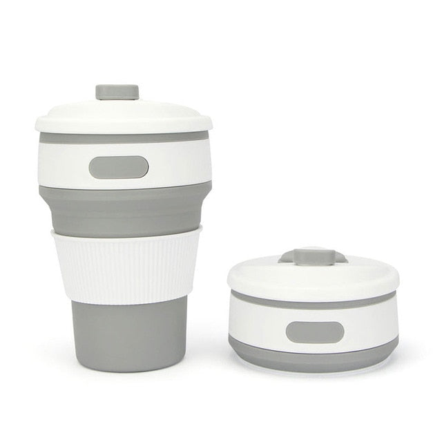 350ml Telescopic Collapsible Silicone Travel Cup