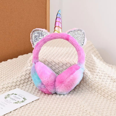 Children's Warm Unicorn Earmuffs