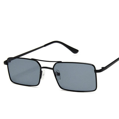 Sunglasses - Narrow Designer Brand Rectangle Vintage UV400 Sun Glasses