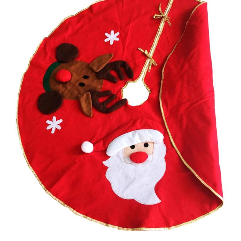 Red Christmas Tree Base Xmas Mat