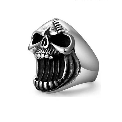 Ring - Men's Gothic Skull Skeleton Bottle Opener Ring