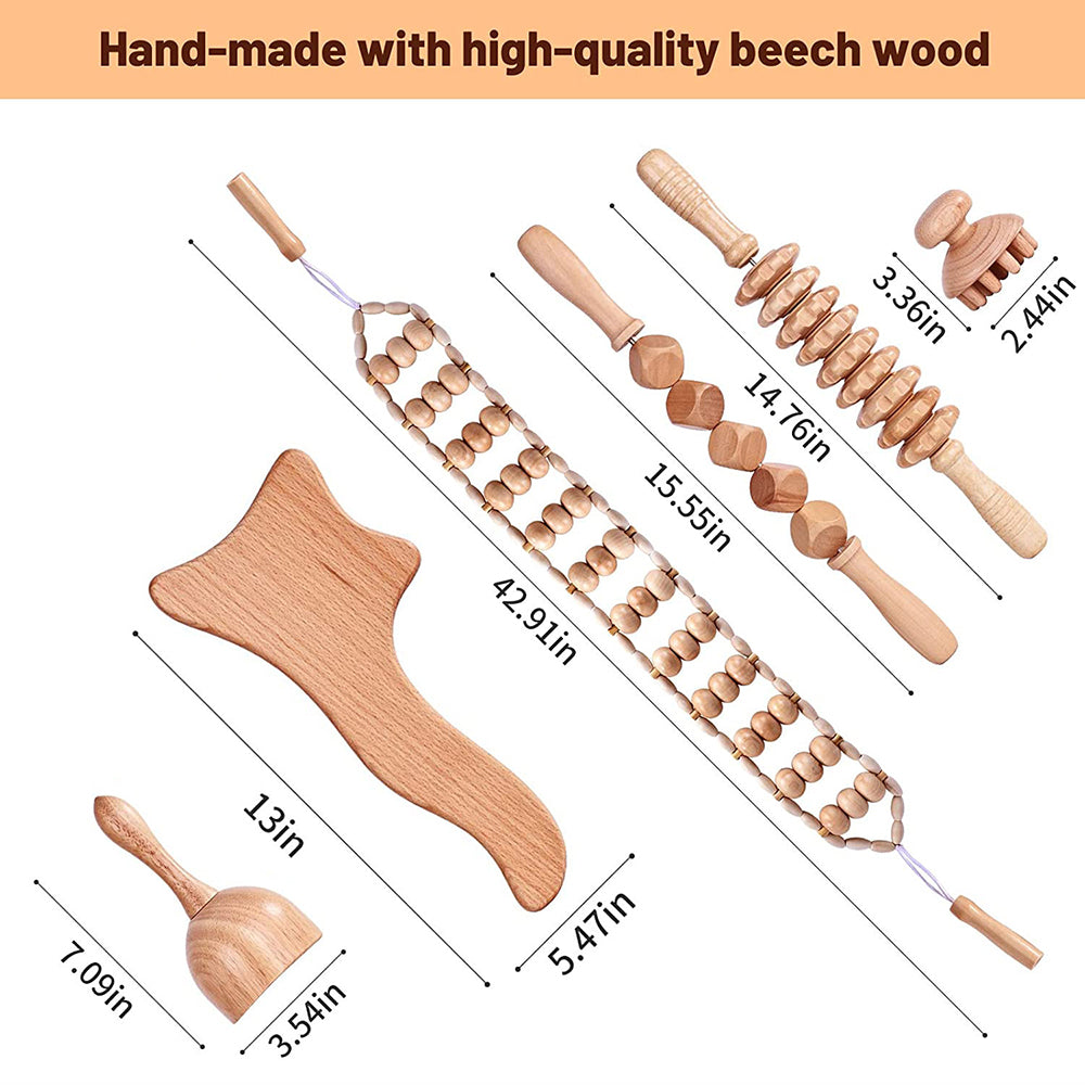 Beech Wood Therapy Massage Sets