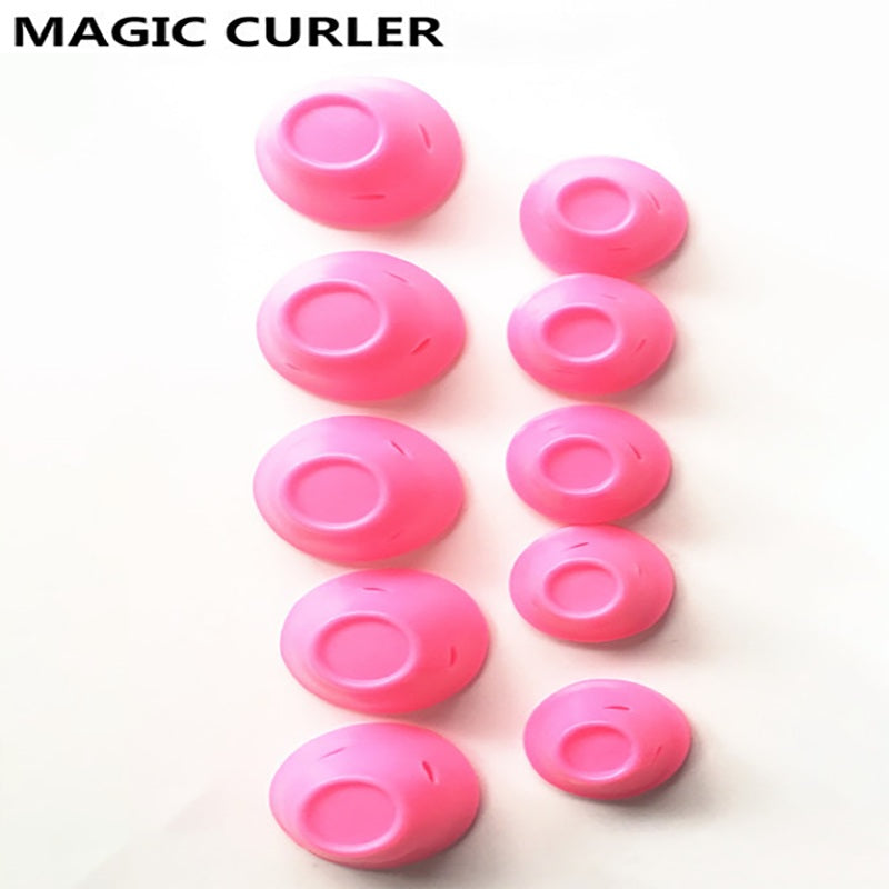 10Pcs DIY Hair Roller Curler Salon Hairstyle Accessories