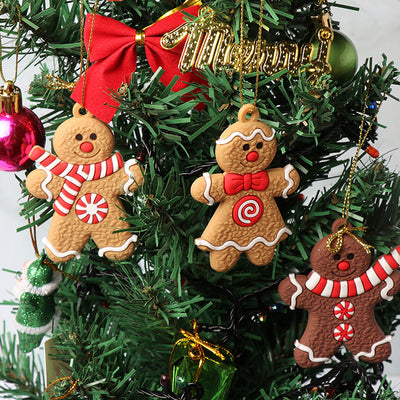 Gingerbread Man Christmas Tree Decoration Xmas Ornaments