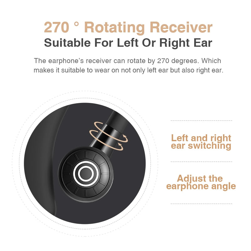 Wireless  Bluetooth Earbud Handsfree Headset With HD Microphone