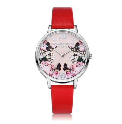 Watch - Women's Flower Butterfly Bracelet Watch