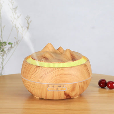 Essential Oils Wood Grain Aromatherapy Humidifier - GiddyGoatStore