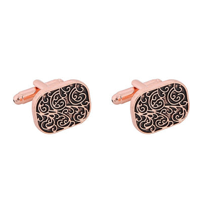 Cufflinks - Classic Retro Roman Pattern Cufflinks