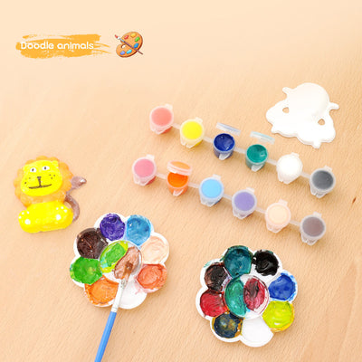 Children's Mold And Paint Fridge Magnets Painting Set