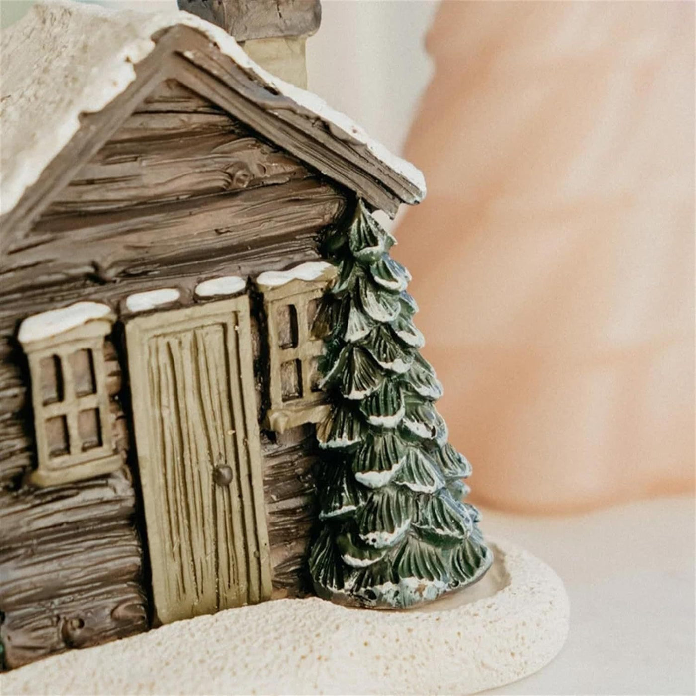 Winter Cabin Chimney Incense Burner