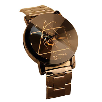 Unisex Watch - Stainless Steel Analog Quartz Watch - GiddyGoatStore
