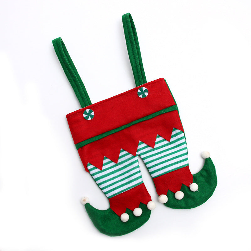 Christmas Cute Elf Feet Gift Bag