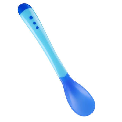 Baby Silicone Feeding Spoon With Temperature Meter