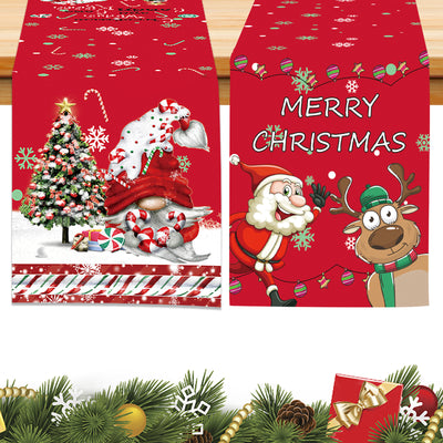 178CM Christmas Table Runner Xmas Table Cloth