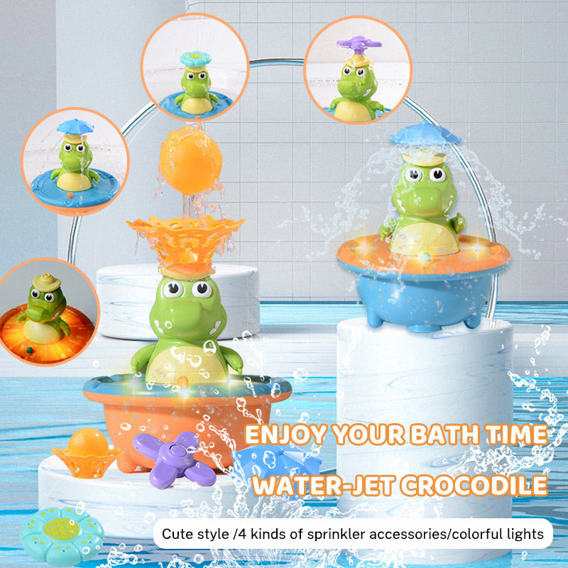 Toddler's Water Spray Sprinkler Crocodile Toy