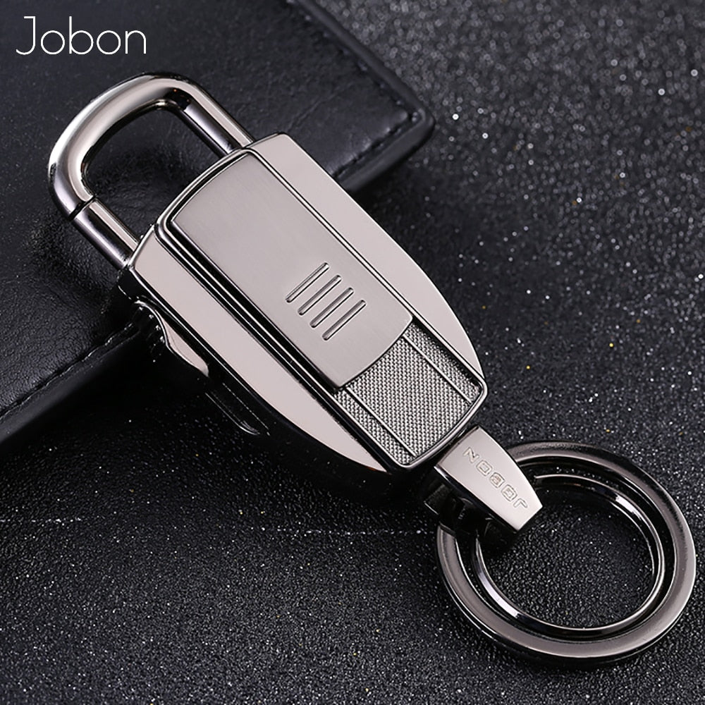 Cigarette Lighter Men Keychain Car KeyChains Multifunction Key Rings