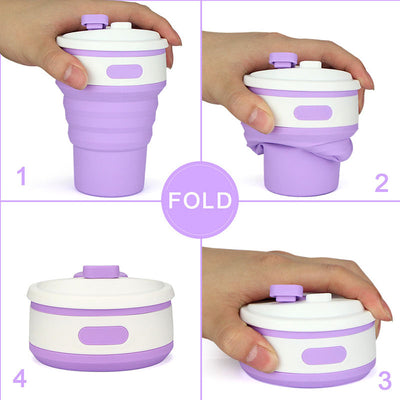 350ml Telescopic Collapsible Silicone Travel Cup