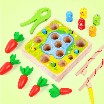 Kids Wooden Magnetic Fishing Toy