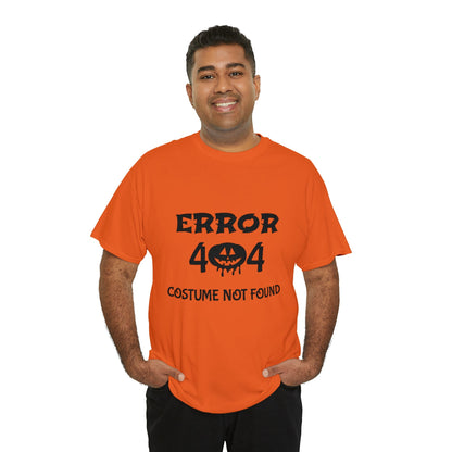 ERROR 404 Costume Not Found - Orange