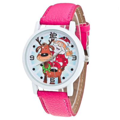 Christmas Watch - Leather Band Xmas Watches