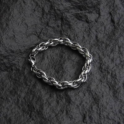 Bracelet - Unisex Stainless Steel Heart Chain Bracelets