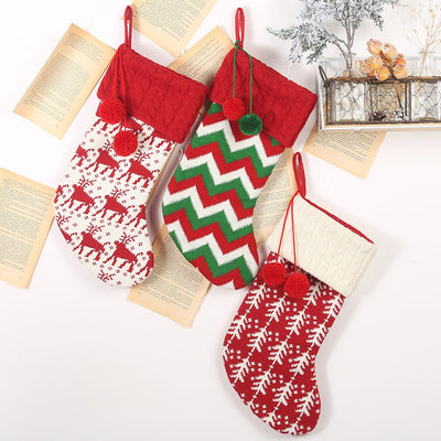 Large Christmas Stocking Cloth Xmas Socks