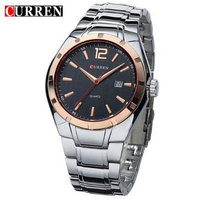 Men's Watch - Curren Men's Casual Quartz Watch - GiddyGoatStore