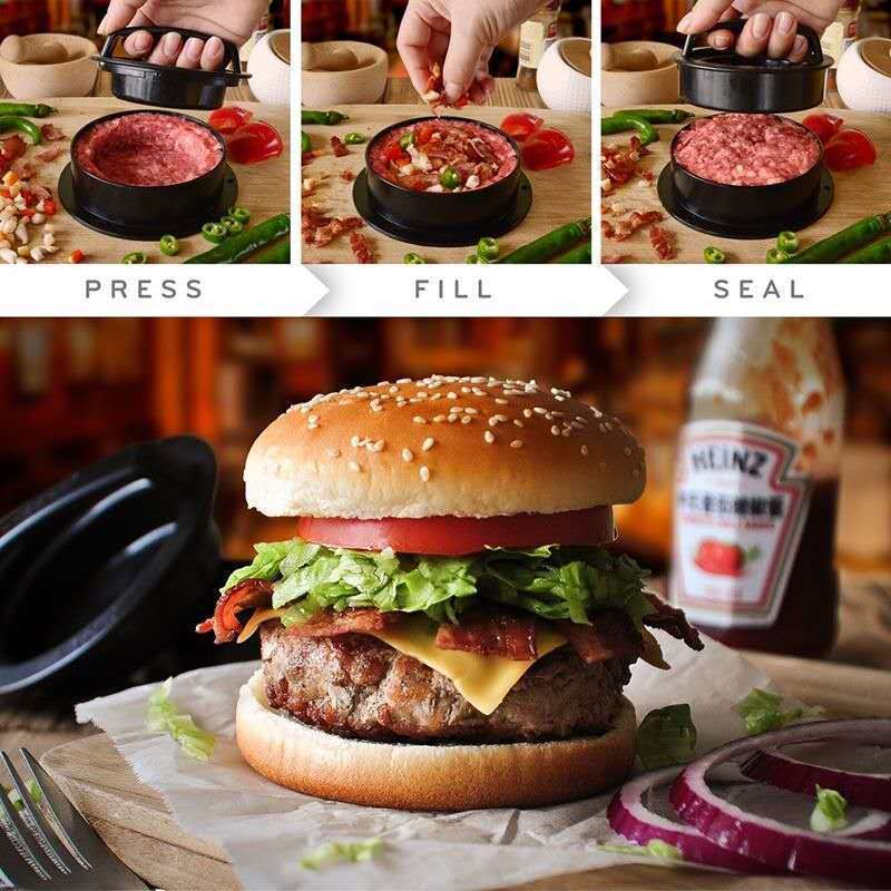Dual Size Speedy Burger Press