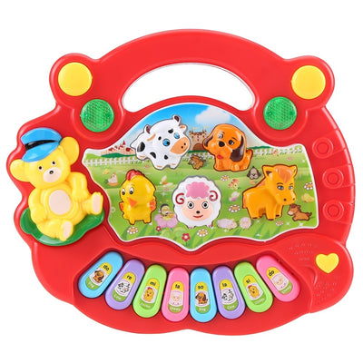 Toddler's Animal Farm Sounds Piano Toy