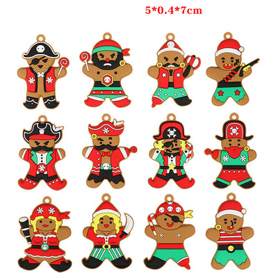 Gingerbread Man Christmas Tree Decoration Xmas Ornaments