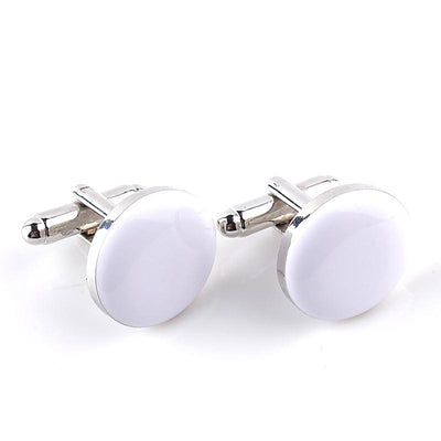 Cufflinks - White Wedding And Business French Fashion Cuff Links