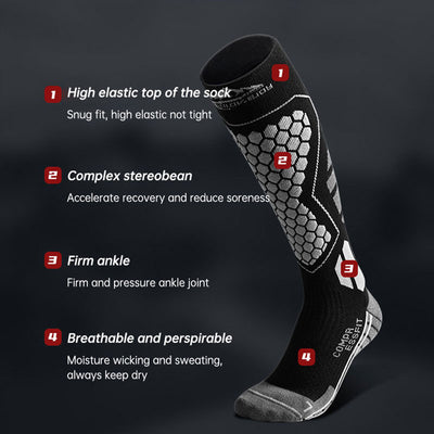 Socks - Unisex Long Tube Warm Breathable Outdoor Pressure Socks