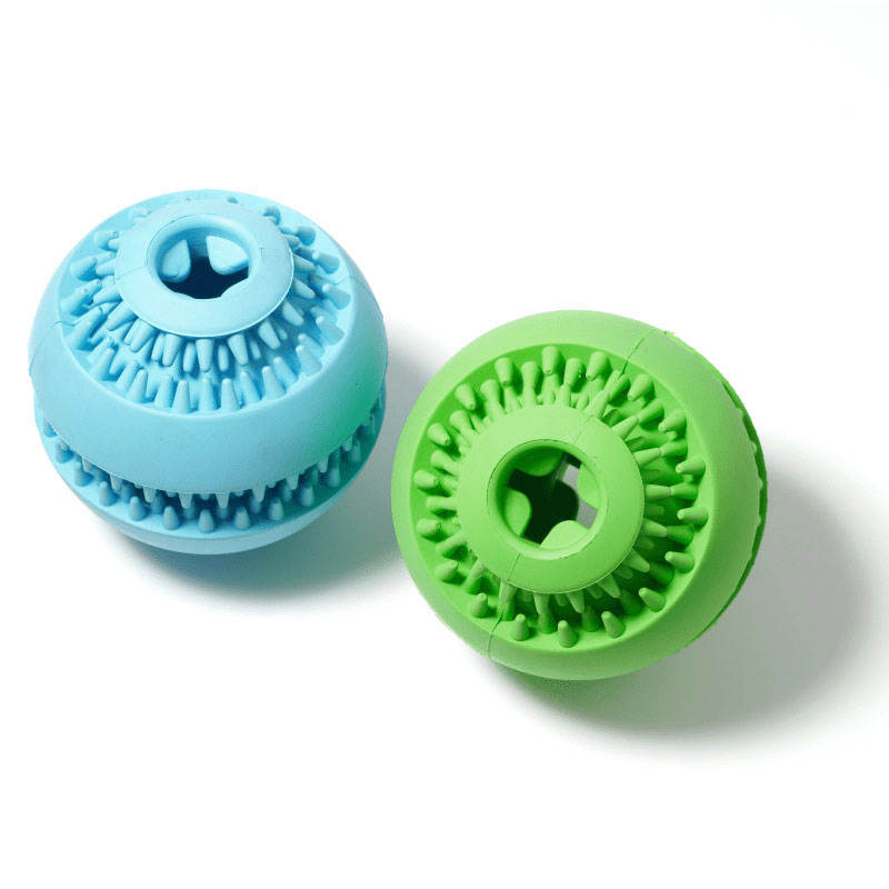 Dog Natural Rubber Teeth Cleaning Ball