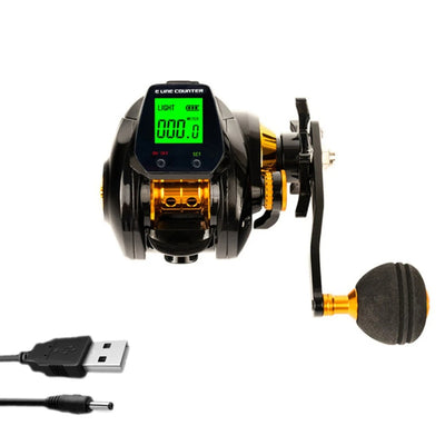 7.2:1 Digital Fishing Digital Reel With Accurate Line Counter With Alarm