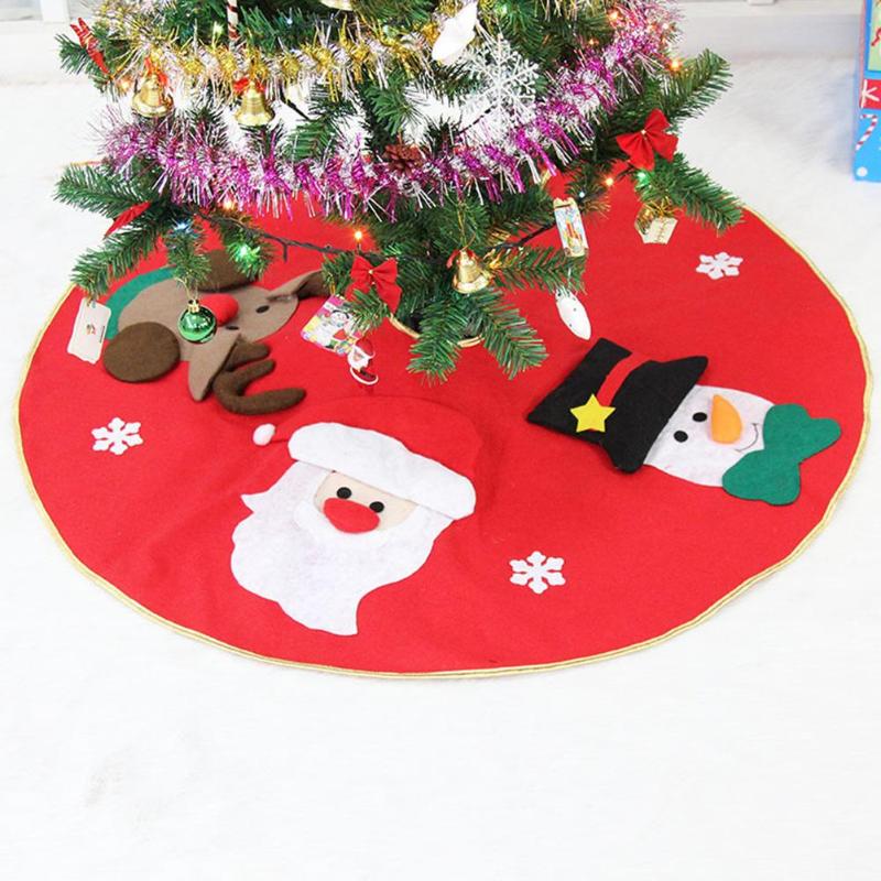 Red Christmas Tree Base Xmas Mat