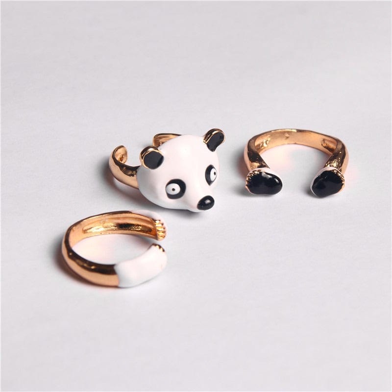 Ring - Women's 3D Panda Hug Ring