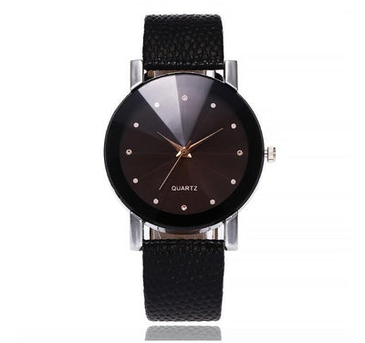 Watch - Women's Luxury Quartz Clock Leather Strap Watch