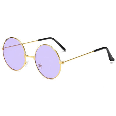 Sunglasses - Round Retro Prince Vintage Reflective circle Unisex Sun Glasses