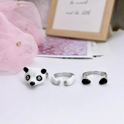 Ring - Women's 3D Panda Hug Ring