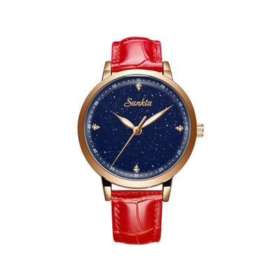 Watch - Women's Exquisite SUNKTA Starry Dial Waterproof Quartz Watch