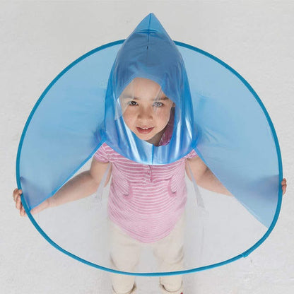 Hands-free Kids Umbrella Raincoat