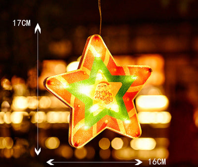Christmas Window Hanging LED Lights Xmas Lights