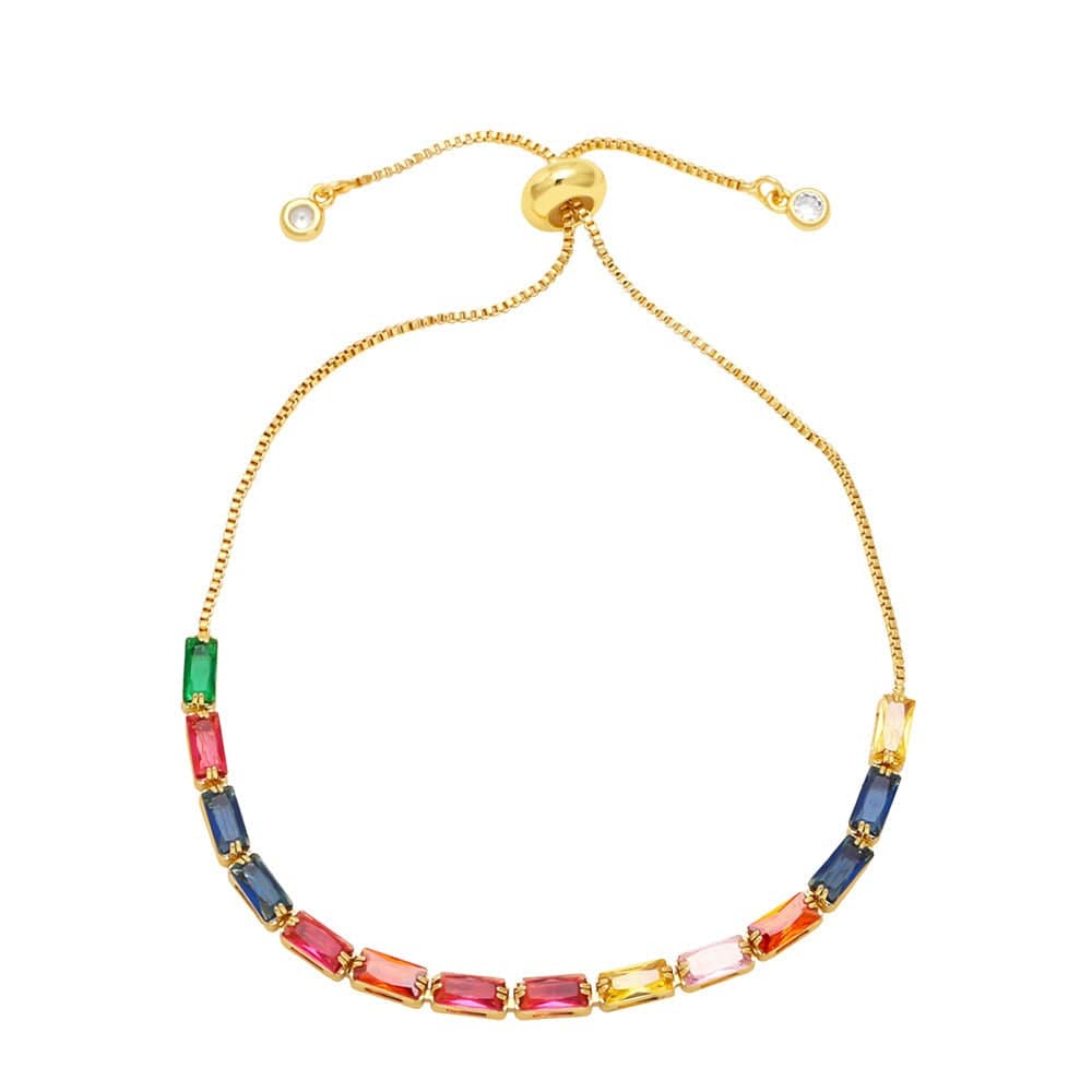 Bracelet - Women's Colorful Zircon Bracelet