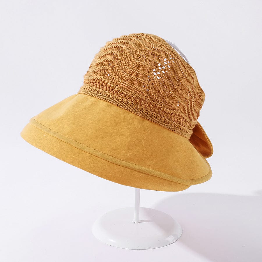Women's Corrugated Big Edge Outdoor Summer Sunscreen Sun Hat
