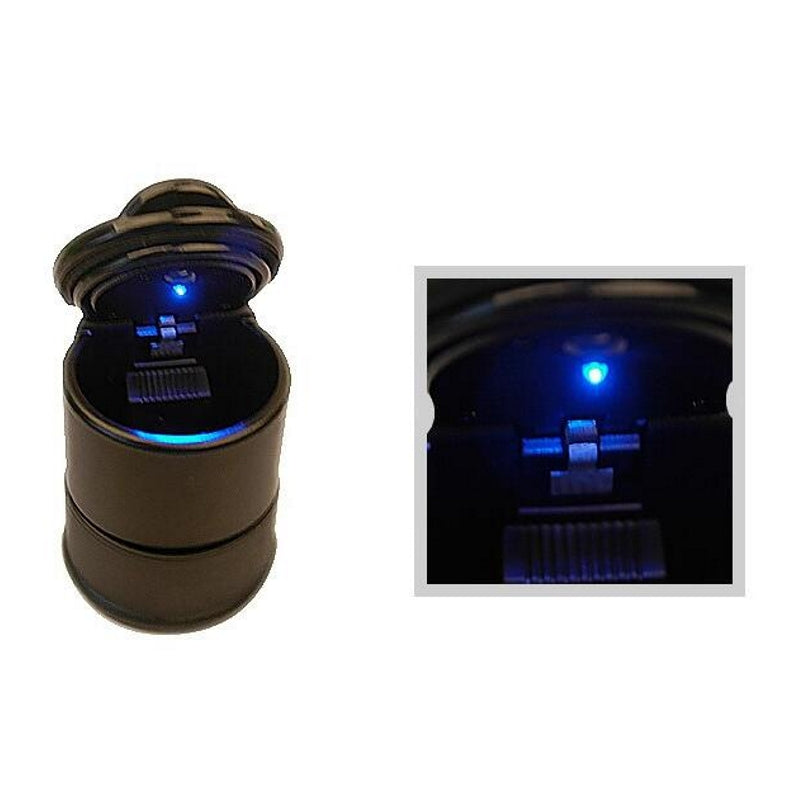 Portable Car Blue LED Light Smokeless Ashtray