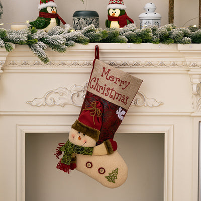 Christmas Stocking Cute 3D Xmas Sock